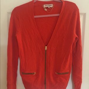 Brand New Juicy Couture cashmere cardigan sweater.